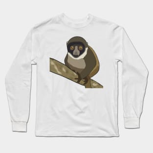 Bonita the Mongoose Lemur Long Sleeve T-Shirt